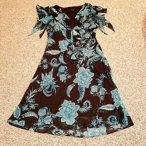 MSK floral cocktail dress